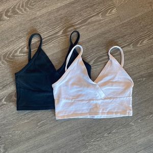 Set of Brandy Melville cotton bra tops vintage OS (xs-s)